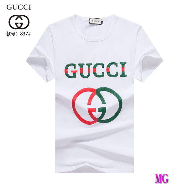 Gucci Men T-shirts Wholesale Gucci Short Sleeve Clothing G60878