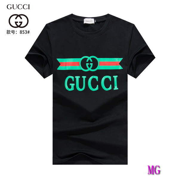 Gucci Men T-shirts Wholesale Gucci Short Sleeve Clothing G60874
