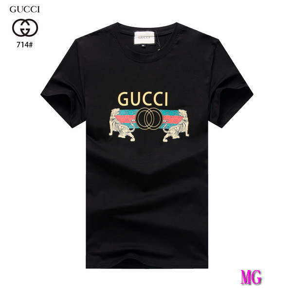 Gucci Men T-shirts Wholesale Gucci Short Sleeve Clothing G60880