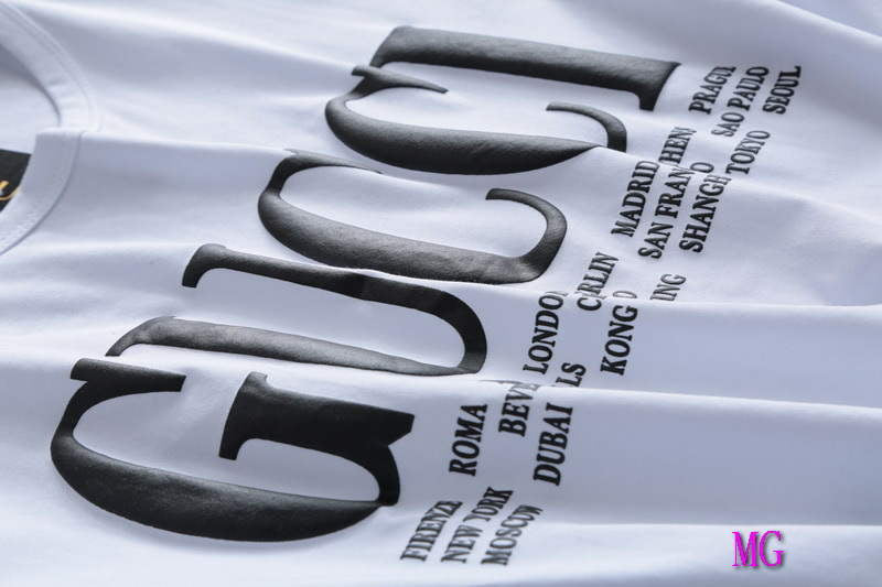 Gucci Men T-shirts Wholesale Gucci Short Sleeve Clothing G60872
