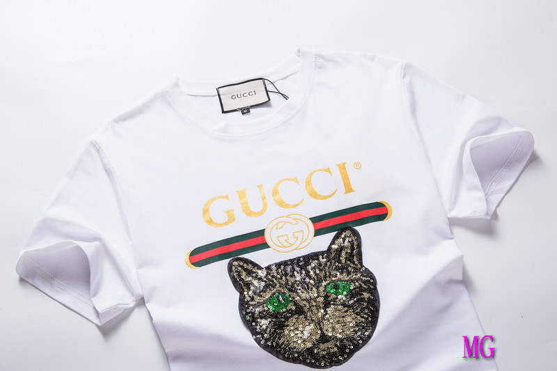 Gucci Men T-shirts Wholesale Gucci Short Sleeve Clothing G60873