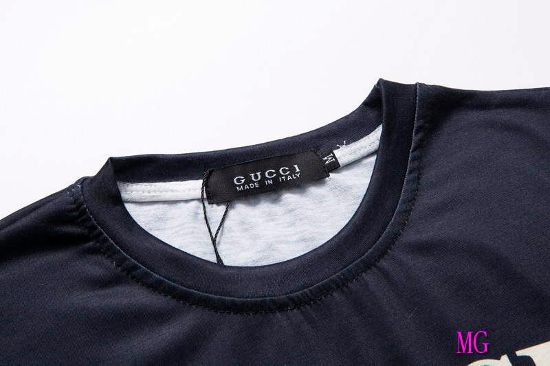Gucci Men T-shirts Wholesale Gucci Short Sleeve Clothing G60879