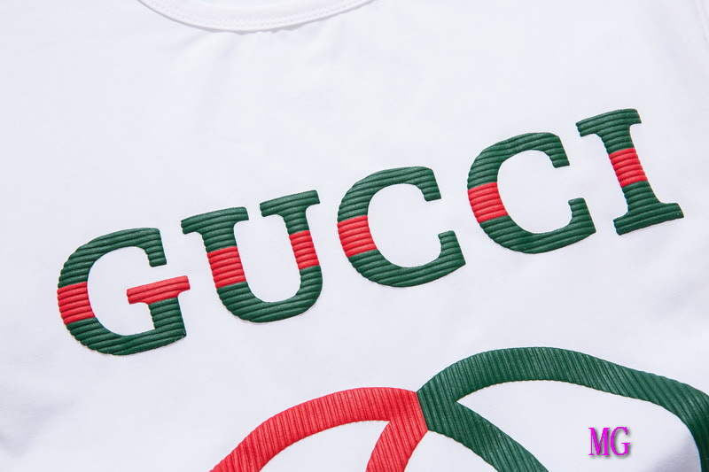 Gucci Men T-shirts Wholesale Gucci Short Sleeve Clothing G60878