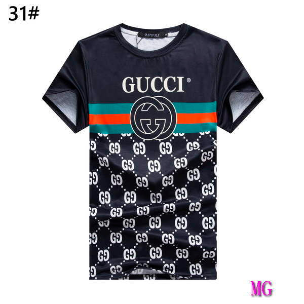 Gucci Men T-shirts Wholesale Gucci Short Sleeve Clothing G60879