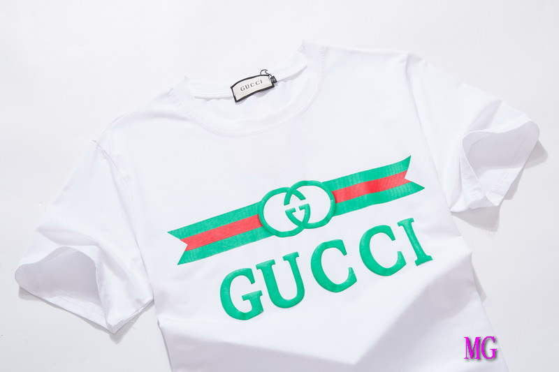 Gucci Men T-shirts Wholesale Gucci Short Sleeve Clothing G60875