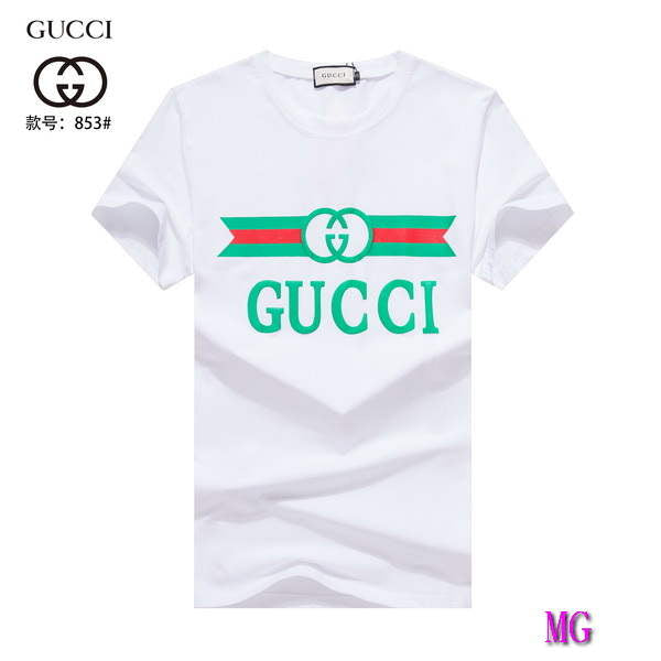 Gucci Men T-shirts Wholesale Gucci Short Sleeve Clothing G60875
