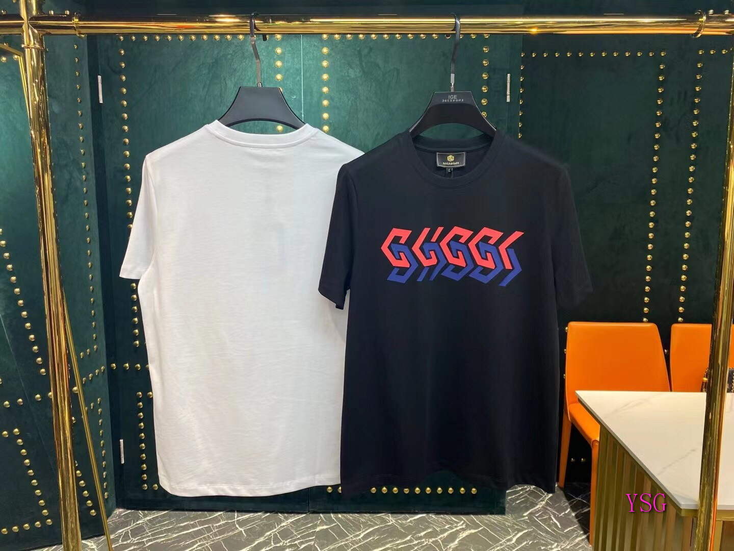 Gucci Men T-shirts Wholesale Gucci Short Sleeve Clothing G60890