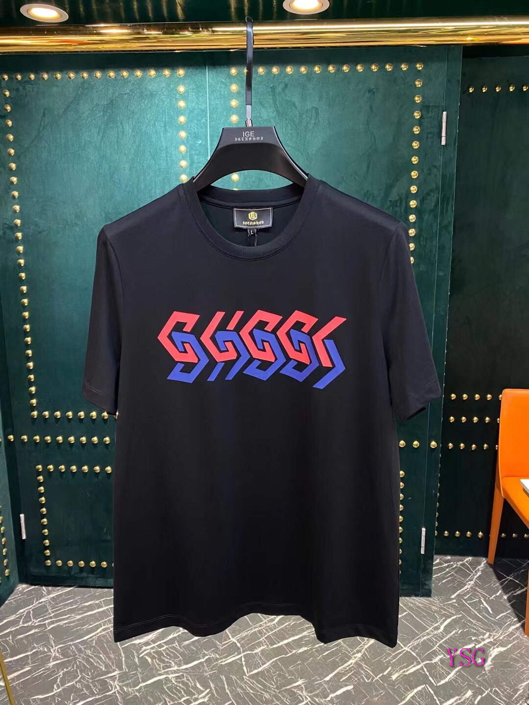 Gucci Men T-shirts Wholesale Gucci Short Sleeve Clothing G60891