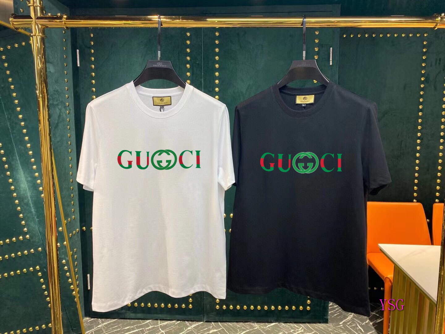 Gucci Men T-shirts Wholesale Gucci Short Sleeve Clothing G60892