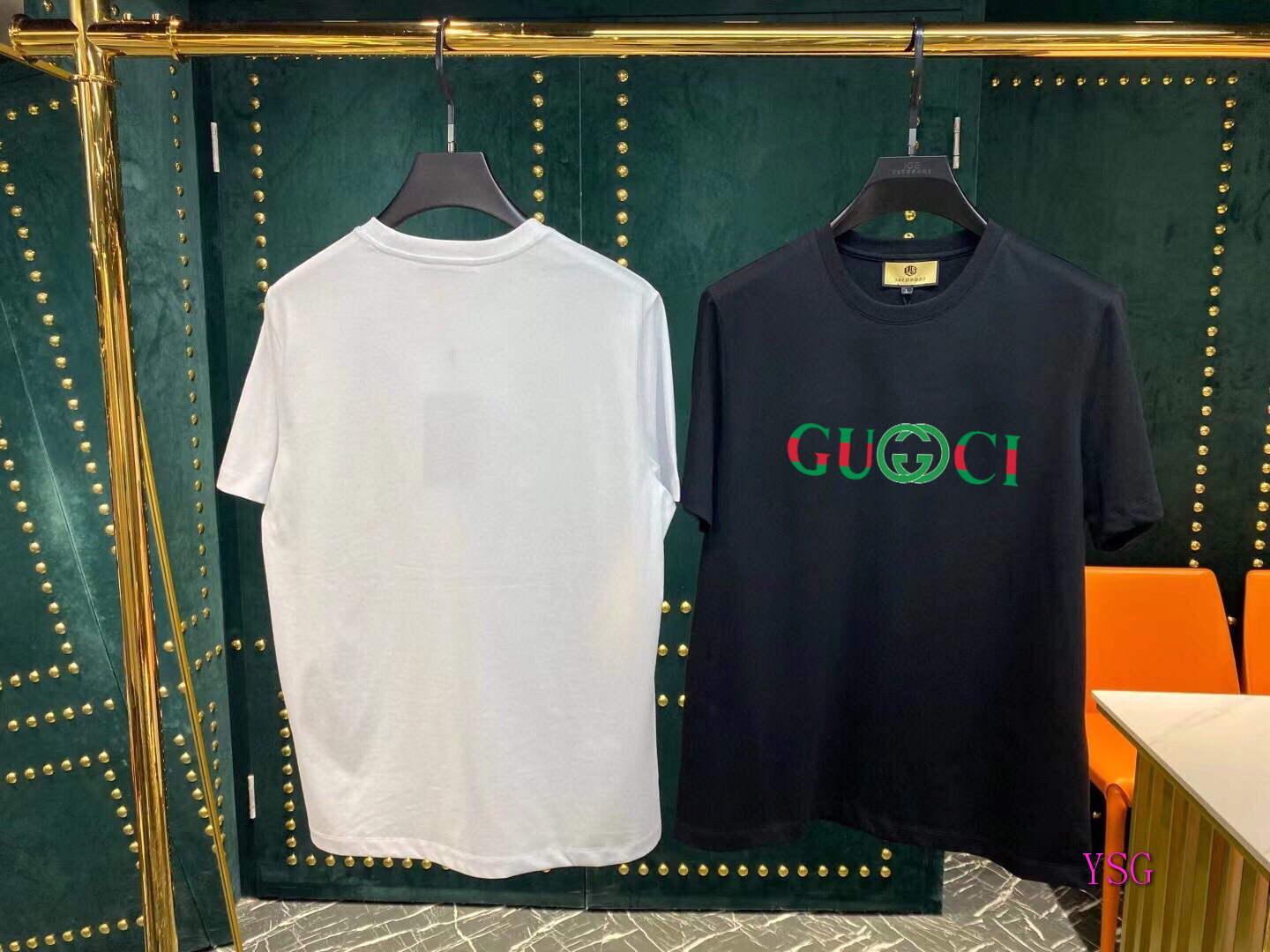 Gucci Men T-shirts Wholesale Gucci Short Sleeve Clothing G60892