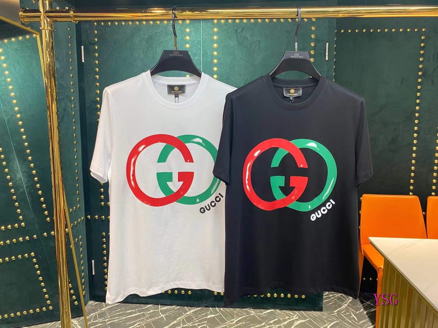 Gucci Men T-shirts Wholesale Gucci Short Sleeve Clothing G60894