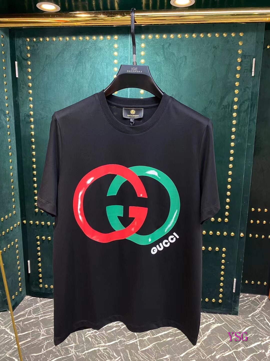Gucci Men T-shirts Wholesale Gucci Short Sleeve Clothing G60895