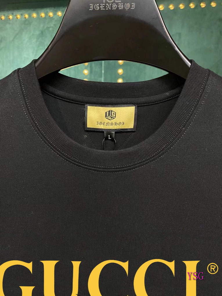 Gucci Men T-shirts Wholesale Gucci Short Sleeve Clothing G60897