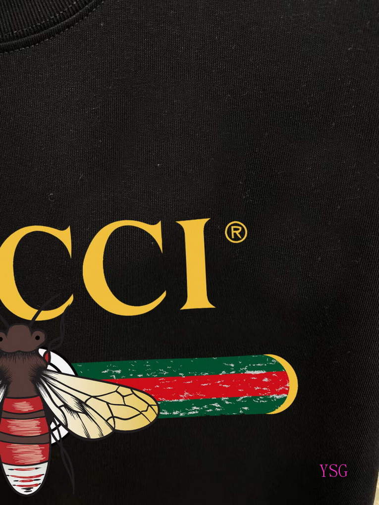 Gucci Men T-shirts Wholesale Gucci Short Sleeve Clothing G60897