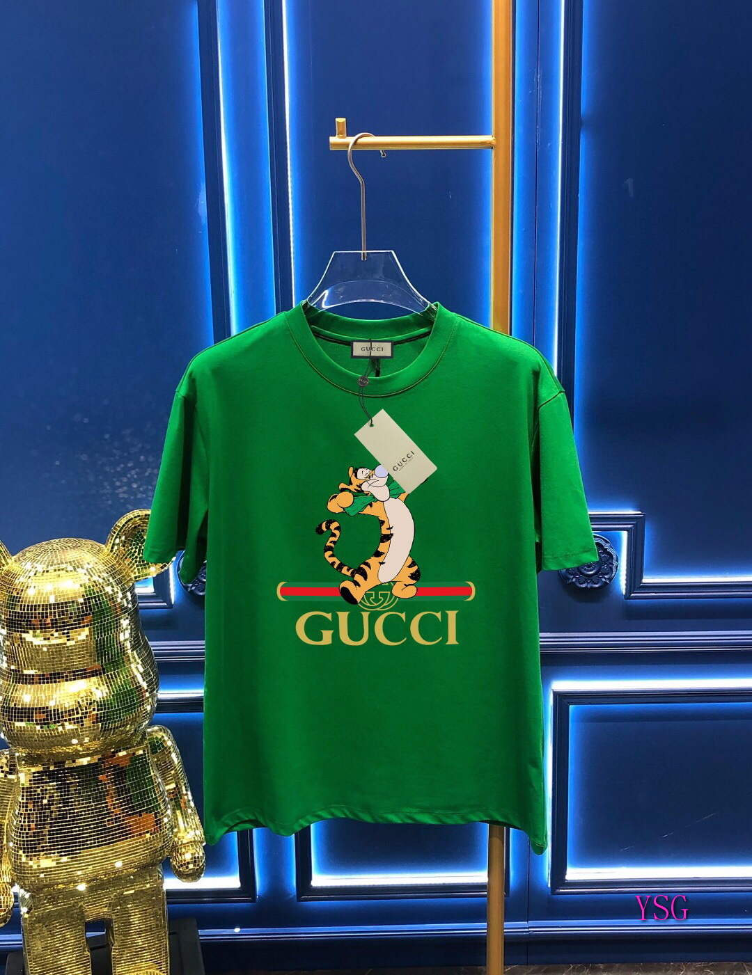 Gucci Men T-shirts Wholesale Gucci Short Sleeve Clothing G60906