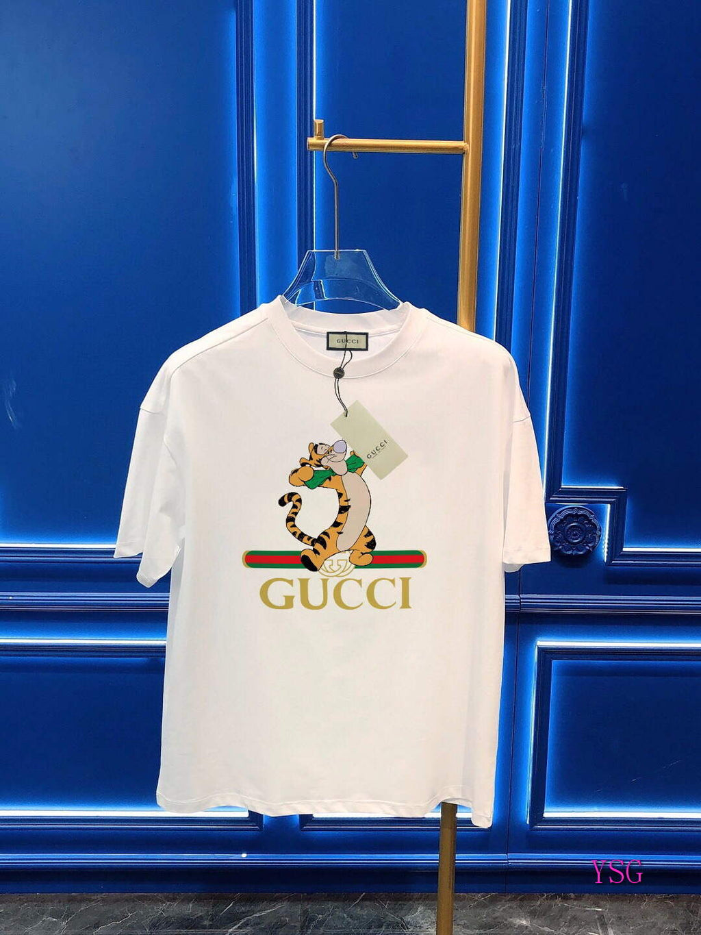 Gucci Men T-shirts Wholesale Gucci Short Sleeve Clothing G60907