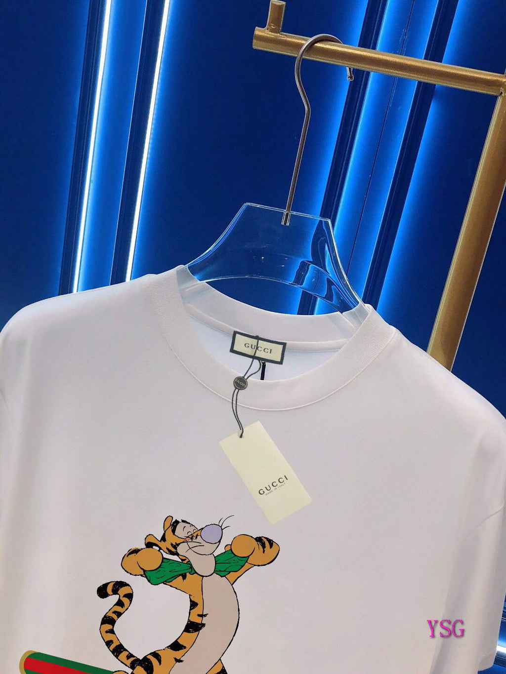 Gucci Men T-shirts Wholesale Gucci Short Sleeve Clothing G60907
