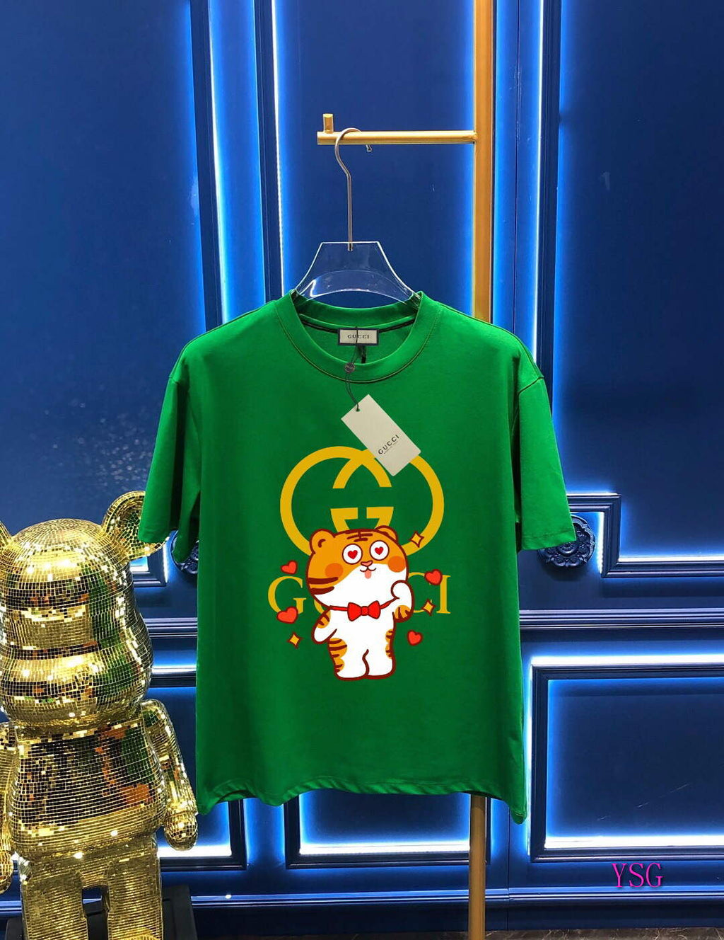 Gucci Men T-shirts Wholesale Gucci Short Sleeve Clothing G60908