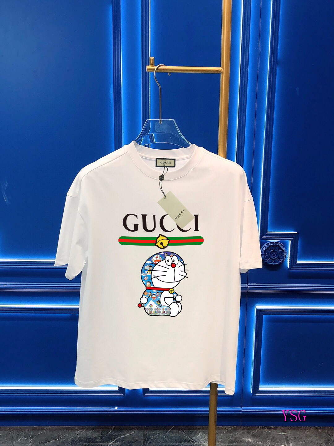 Gucci Men T-shirts Wholesale Gucci Short Sleeve Clothing G60915