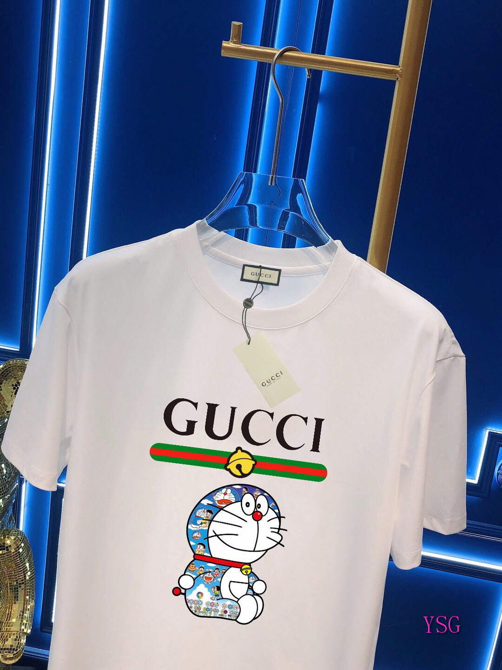 Gucci Men T-shirts Wholesale Gucci Short Sleeve Clothing G60915