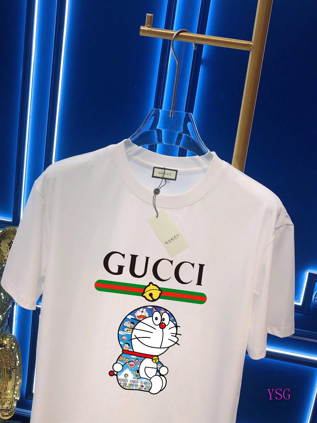 Gucci Men T-shirts Wholesale Gucci Short Sleeve Clothing G60915