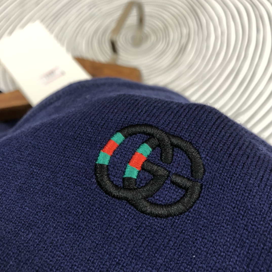 Gucci Men's Cardigan 576810 Designer Wool sweater with GG  G383181