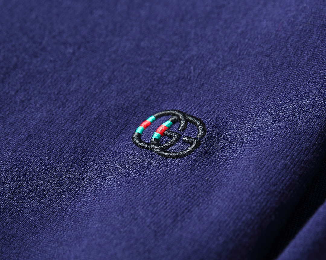 Gucci Men's Sweaters 576810 Designer Wool sweater with GG  G383182