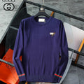 Gucci Men's Sweaters 576810 Designer Wool sweater with GG G383183 - Navy Blue / M - View 1