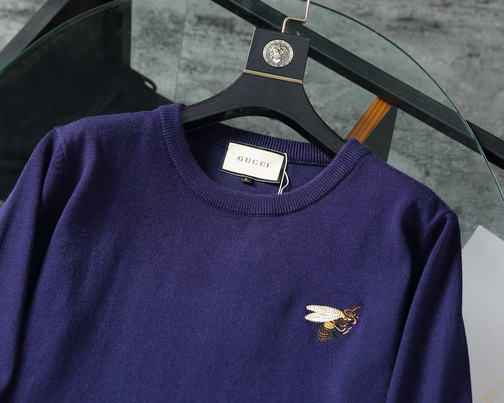 Gucci Men's Sweaters 576810 Designer Wool sweater with GG G383183
