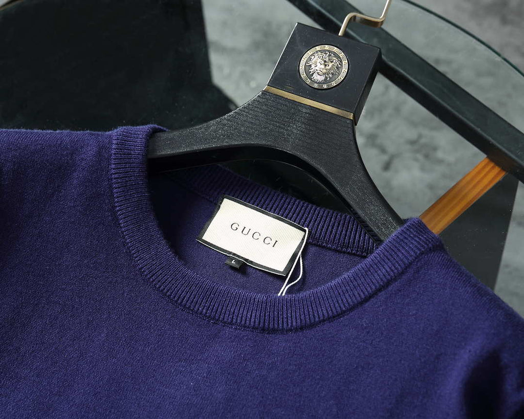 Gucci Men's Sweaters 576810 Designer Wool sweater with GG G383183