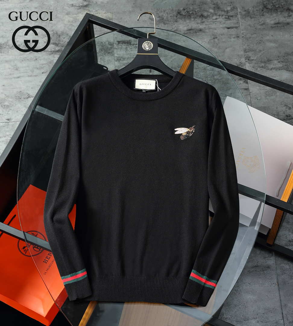 Gucci Men's Sweaters 576810 Designer Wool sweater with GG G383183