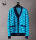 Gucci Men's Sweaters Designer Gucci Sweaters and Cardigans Clothing 36002 Blue
