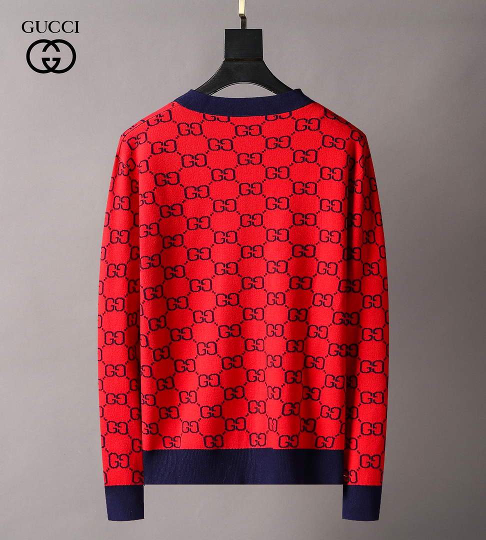Gucci Men's Sweaters Designer Gucci Sweaters and Cardigans Clothing 36002 Blue