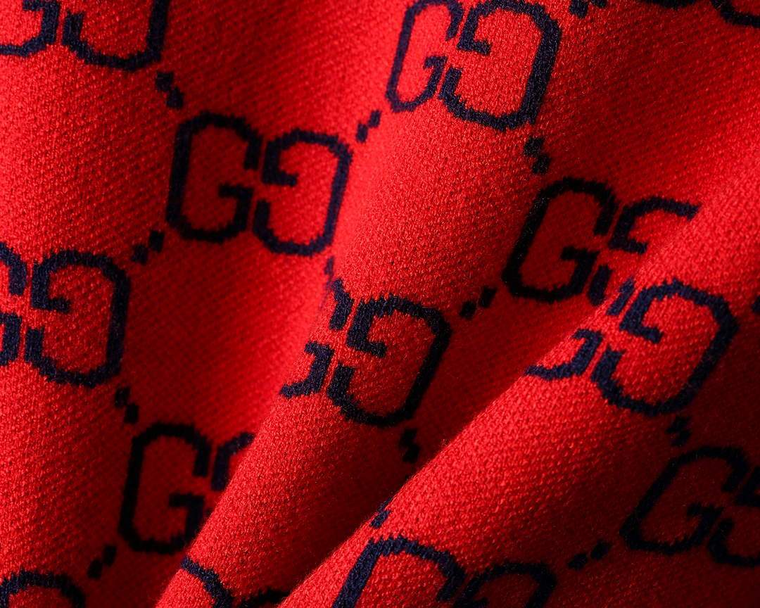 Gucci Men's Sweaters Designer Gucci Sweaters and Cardigans Clothing 36002 Red