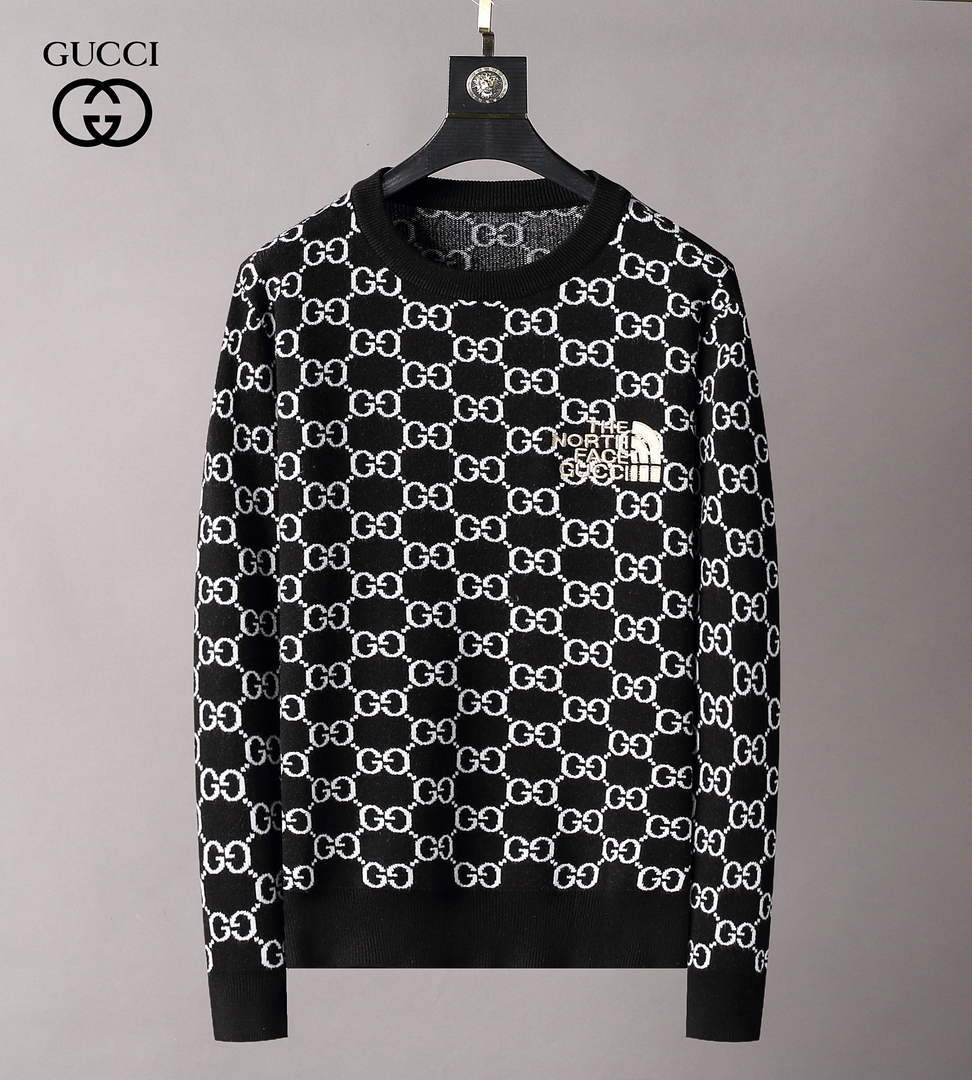 Gucci Men's Sweaters Designer Gucci Sweaters and Cardigans Clothing 36008 Brown