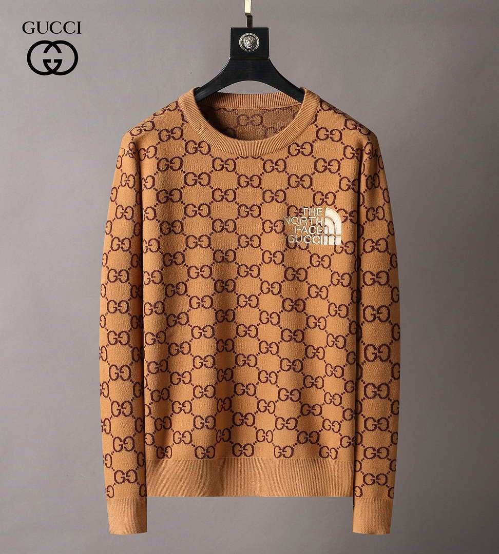 Gucci Men's Sweaters Designer Gucci Sweaters and Cardigans Clothing 36008 Black