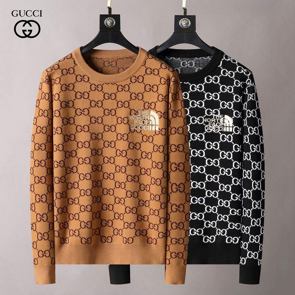 Gucci Men's Sweaters Designer Gucci Sweaters and Cardigans Clothing 36008 Brown