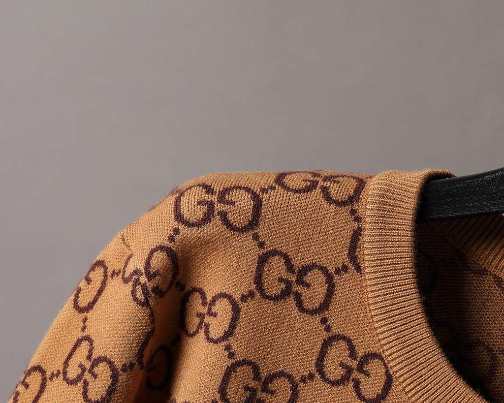 Gucci Men's Sweaters Designer Gucci Sweaters and Cardigans Clothing 36008 Black