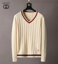 Gucci Men's Sweaters Designer Gucci Sweaters and Cardigans Clothing 36010 White