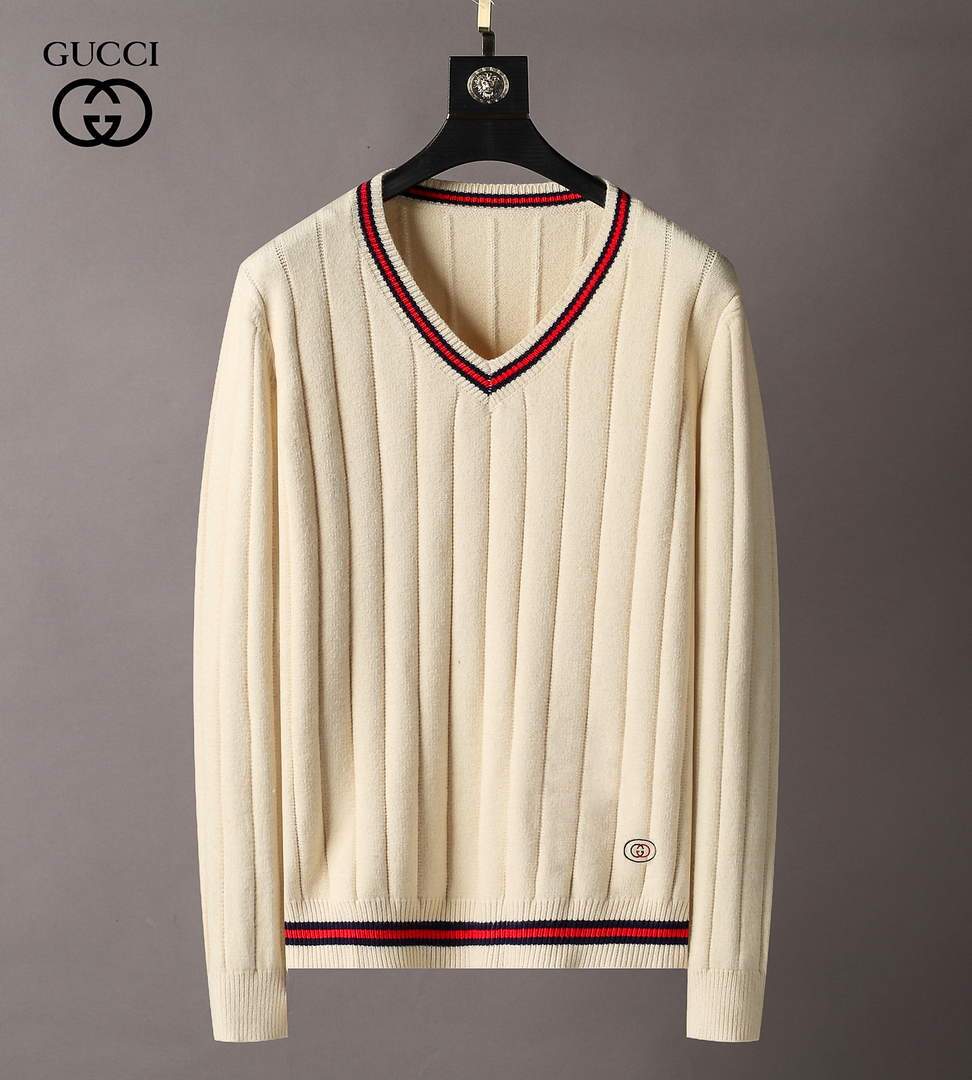 Gucci Men's Sweaters Designer Gucci Sweaters and Cardigans Clothing 36010 Black