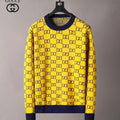 Gucci Men's Sweaters Designer Gucci Sweaters and Cardigans Clothing 36011 Yellow