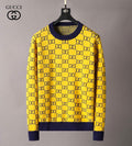 Gucci Men's Sweaters Designer Gucci Sweaters and Cardigans Clothing 36011 Yellow