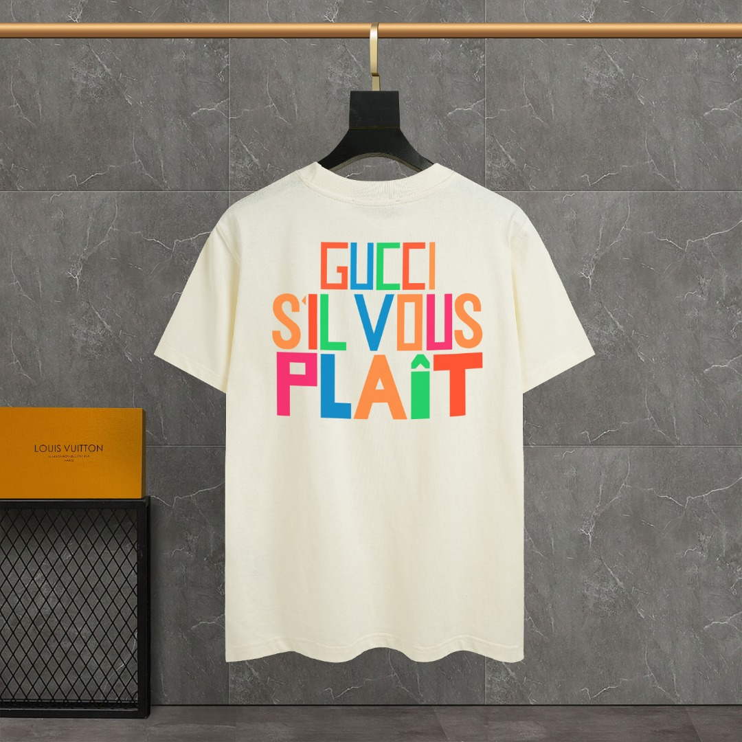 Gucci Men's Women's Short Sleeve T-shirt G66802
