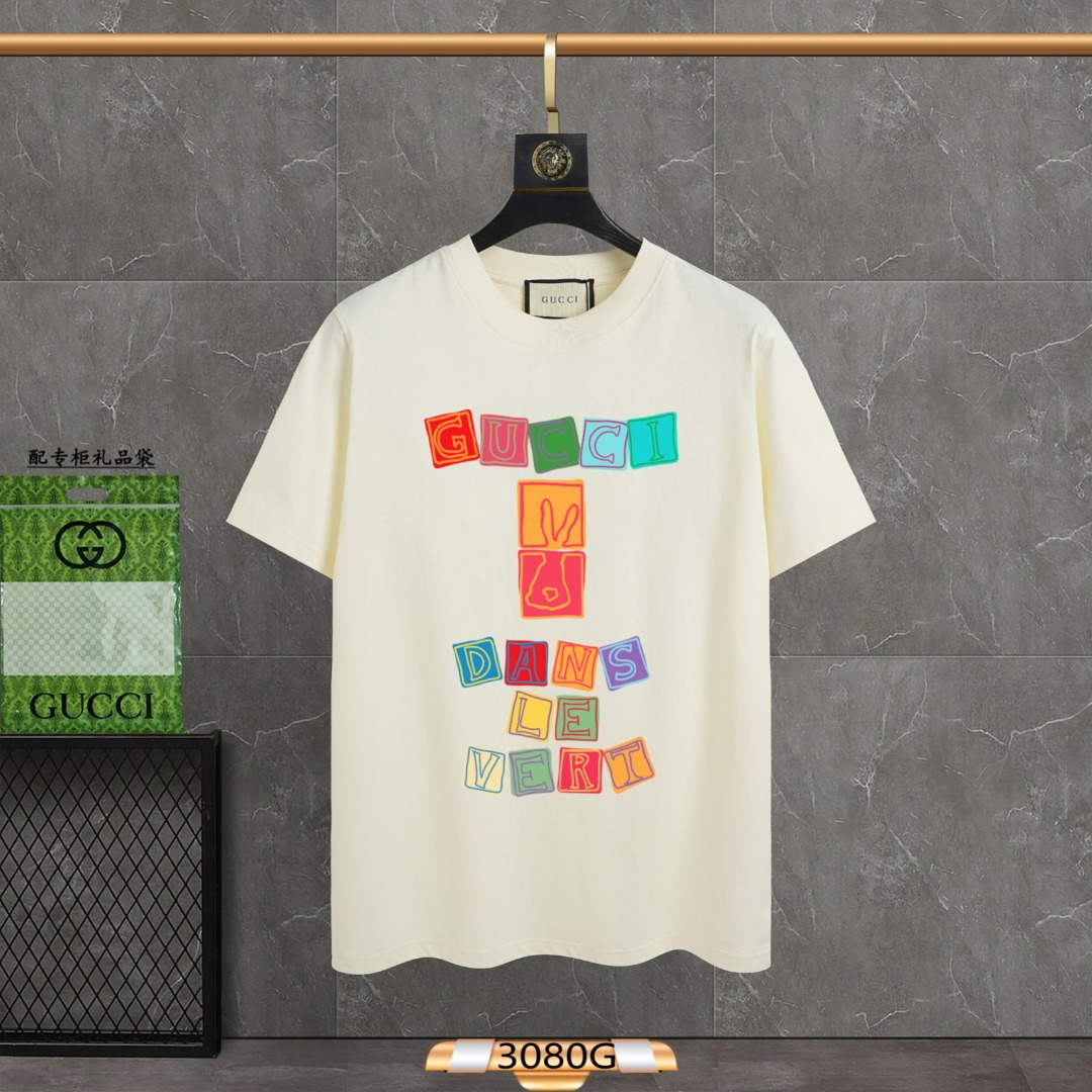 Gucci Men's Women's Short Sleeve T-shirt G66810