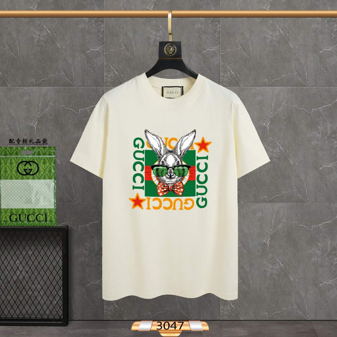 Gucci Men's Women's Short Sleeve T-shirt G66824