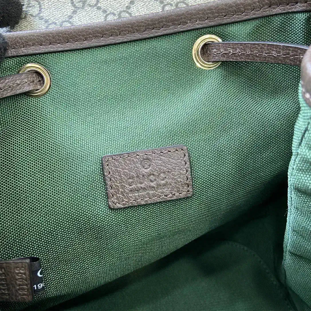 Gucci Ophidia Small backpack 836854 Beige and dark brown
