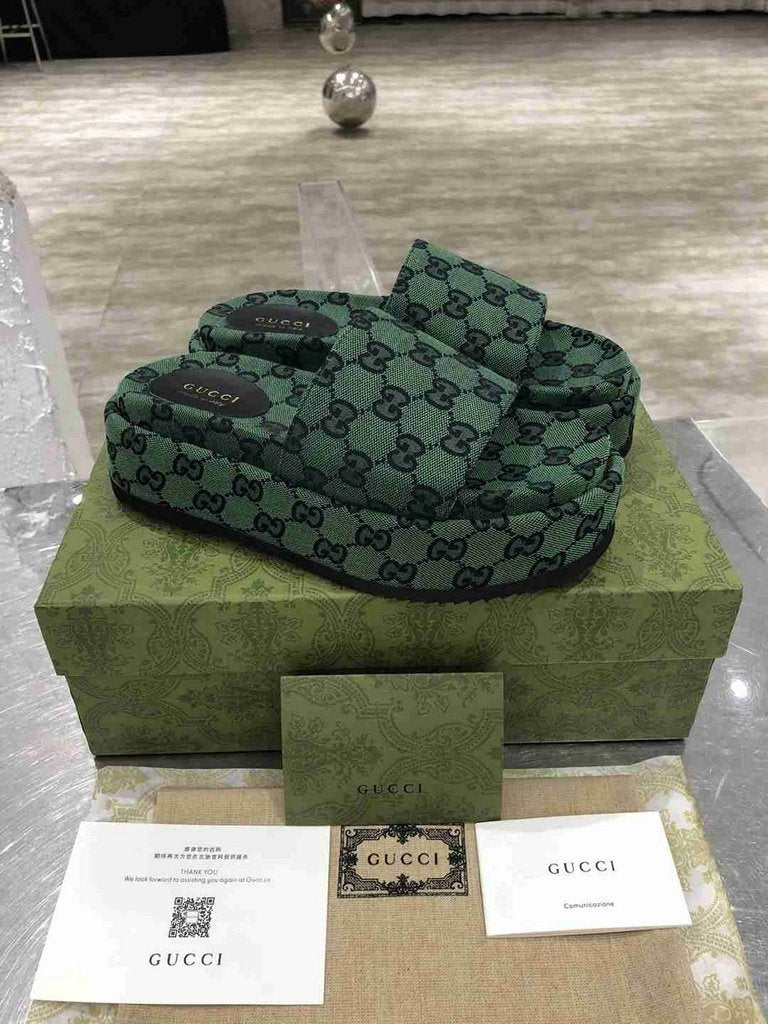 Gucci Sandals GG Multicolour Platform Sandal 81170