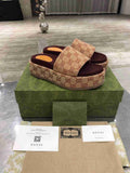 Gucci Sandals GG Multicolour Platform Sandal 81173