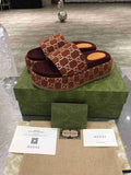 Gucci Sandals GG Multicolour Platform Sandal 81174