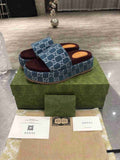 Gucci Sandals GG Multicolour Platform Sandal 81176